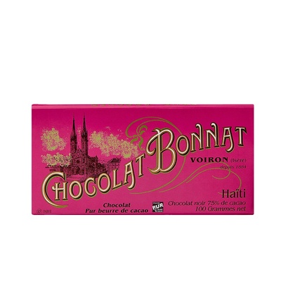 纯可可脂黑巧克力BONNAT法国进口