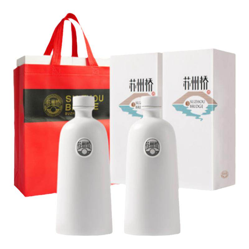 苏州桥浓香型白酒白瓷42500正品