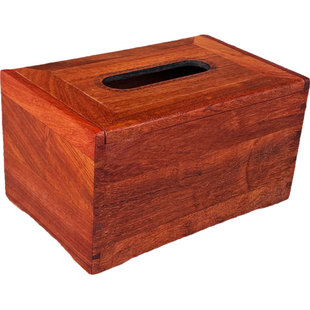 缅甸花梨纸巾盒抽纸盒简约现代客厅中式纸巾盒纸抽盒实木红木花几