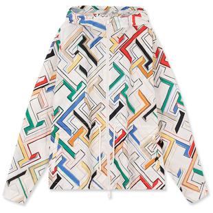 【收腰连帽】Tommy秋冬女装潮流休闲户外运动满印宽松夹克外套