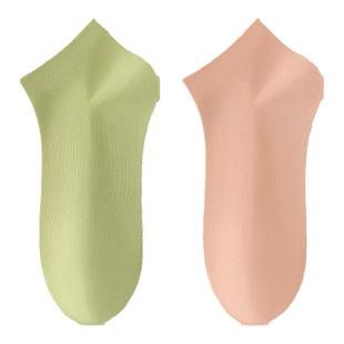 安足短袜女纯棉隐形袜子夏季薄款7A抑菌防臭短筒袜不掉跟透气船袜