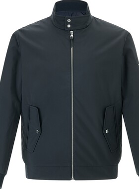 Hazzys哈吉斯冬季男士立领休闲两件套鹅绒羽绒服通勤外套上衣