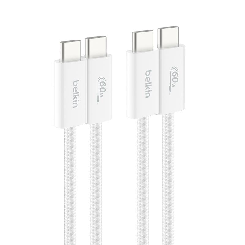 贝尔金USB-IF认证数据线60W快充