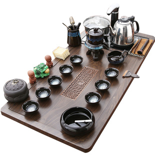 2025新款茶具茶台一整套茶盘烧水壶一体全自动功夫喝茶杯套装家用