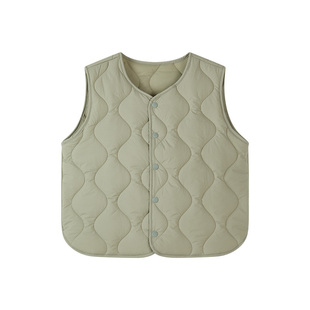 ibaby×outlast太空科技恒温赛鹅绒马甲棉裤儿童保暖背心内搭裤子