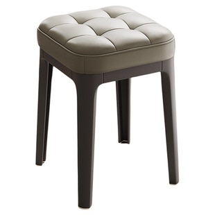 塑料凳子家用结实耐用椅子可叠放卧室化妆凳餐桌凳不占地方的凳子