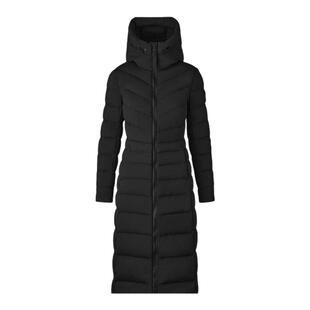 【99新未使用】香港直邮Canada Goose Clair绗缝连帽羽绒服长款耐