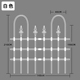隔断花园支架杆花架爬藤架 户外栅栏围档篱笆围栏护栏庭院屏风欧式
