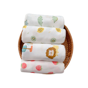 喵爸喵妈竹纤维针织提花网眼薄款T恤背心婴儿布DIY手工宝宝布料