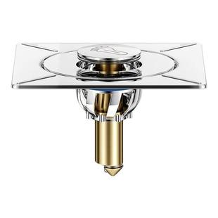 卫生间地漏防臭器弹跳芯密封盖下水道防返臭虫神器通用按压脚踩式