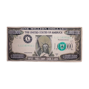 百万美金毛毯子抽象男生生日礼物女搞怪男朋友新年会实用兄弟创意