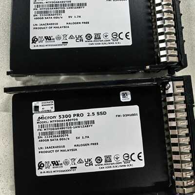 服务器 Micron 5300 PRO 480G 2【议价品】