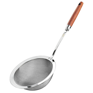 316不锈钢漏勺细网食品级厨房家用捞渣面粉豆浆过滤网打沫漏勺