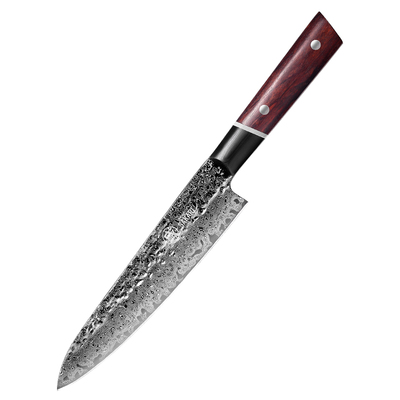 日本三本盛牛刀大马士革料理厨房刀商用家用日式切付菜粉末钢刀具