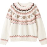 巴拉巴拉女童针织衫中大童宝宝毛衣冬装新款童装儿童套头打底衫厚