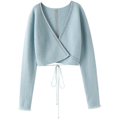 启超官方高端100%纯山羊绒衫