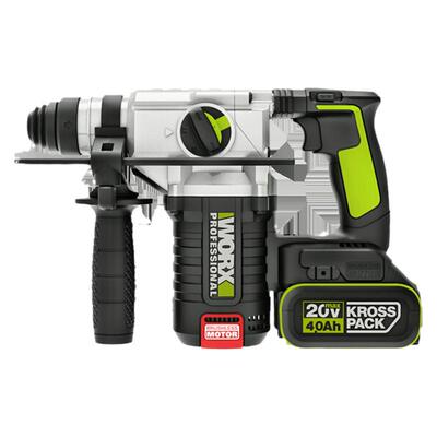 威克士大功率工业级无刷锂电电锤