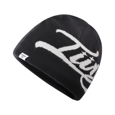 美式字母提花登山徒步保暖冷帽