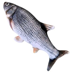 会动的鱼玩具电动仿真玩具鱼会甩尾学说话抖音鱼儿童小孩婴儿遥控