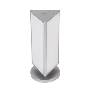 三面旋转灯箱桌面立式LED发光广告牌画面定制手机维修店全自动转