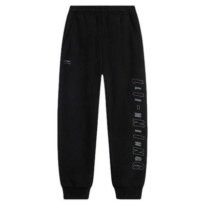 李宁童装儿童加绒裤子保暖运动裤