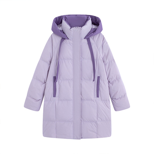 300斤大码羽绒服女中长款冬季2024新款胖MM显瘦韩版宽松连帽外套