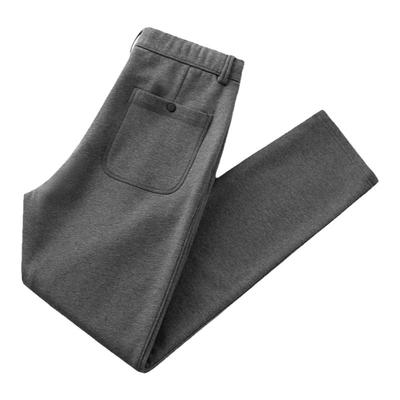 蒙口轻奢纯色加绒纯色运动裤