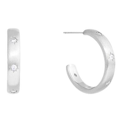 ARSIS星夜丝光星痕耳圈轻奢