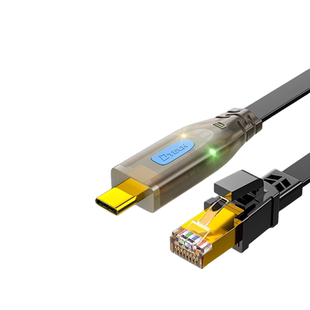 帝特usb转console调试线232typec交换机配置线笔记本电脑USB接口转rj45串口网口控制转换免驱动路由器设置线