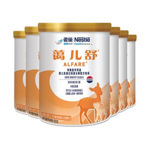 雀巢蔼儿舒400g*6罐深度水解配方婴儿乳蛋白荷兰特殊医学用途食品