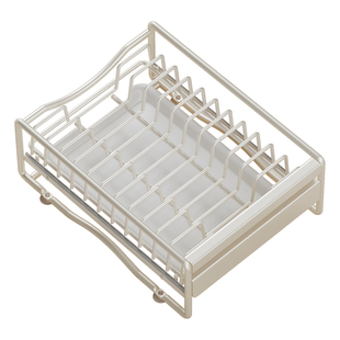 橱柜内抽拉碗架抽屉式拉篮碗碟收纳架厨房抽拉式置物架沥水架