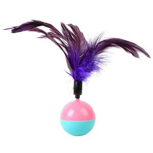 猫玩具不倒翁猫咪宠物用品逗猫老鼠羽毛益智猫的玩具猫球小猫幼猫