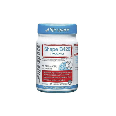 Life Space B420益生菌胶囊肠道活菌60粒*2罐