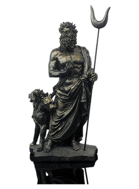 希腊神话桌面雕像冥王哈迪斯摆件