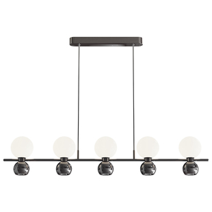 出彩意式极简餐厅灯吊灯现代简约设计师高档吧台餐桌灯魔豆灯具