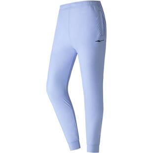 鸿星尔克运动裤女夏新款针织裤薄款束脚运动休闲长裤卫裤女裤