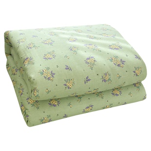 曼城旧事全棉碎花被套单件150x200x230被罩宿舍单人100纯棉褥子套