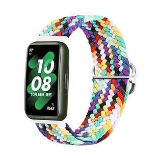 适用华为手环10/9/8表带替换运动8代智能女生nfc版编织透气男士防过敏可爱手环7/6春夏荣耀配件男款夏天新款