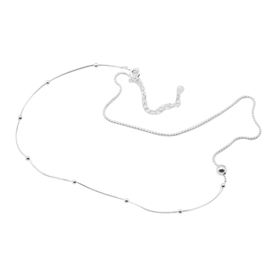 RECYCLE不对称圆珠蛇骨链