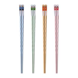 onlycook一家四口抗菌筷子家庭专人专用分餐筷一人一筷儿童亲子筷