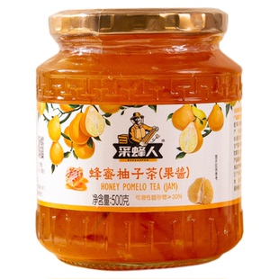 蜂蜜柚子茶柚子果酱冲泡水果茶百香果茶蓝莓茶休闲即时冲饮柠檬茶