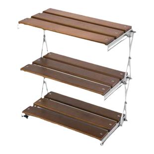 DecoHub中古折叠置物架手冲咖啡角布置器具收纳实木桌面杯子吧台