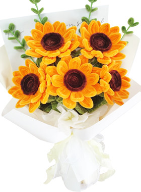 向日葵扭扭棒教师节手工diy材料