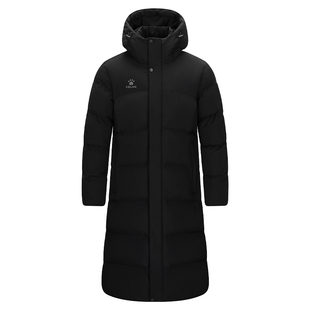 卡尔美长款过膝棉服男加厚体育生冬季训练大衣羽绒棉袄保暖外套女