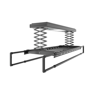 小户型电动晾衣架侧装小尺寸阳台遥控升降智能横向自动迷你晾衣机