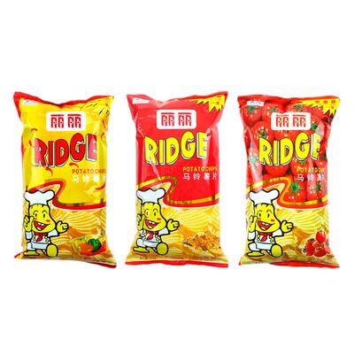 丽丽薯片100gx3大包烤肉香辣味