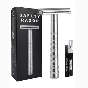 仿Henson AL13汉森手动安全剃须刀  航空铝   刮胡刀 中等版本