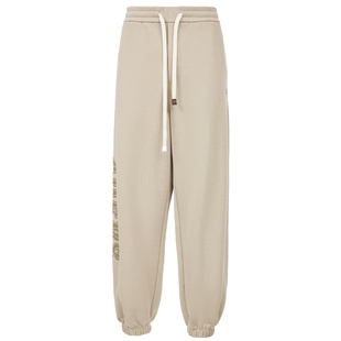 SEASON HIGH秋季NFL联名男装休闲裤松紧腰舒适纯棉宽松刺绣裤子