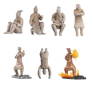 【摩点正版】桌上博物馆迷你兵马俑系列盲盒摆件