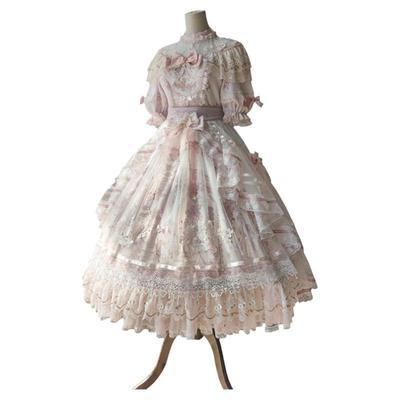 【现货全款】日落之境刺绣花嫁华丽风Lolita洛丽塔FS大全套